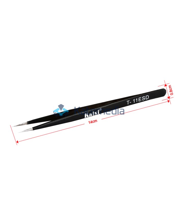 Antistatic Tweezers Kaisi T-11 Straight