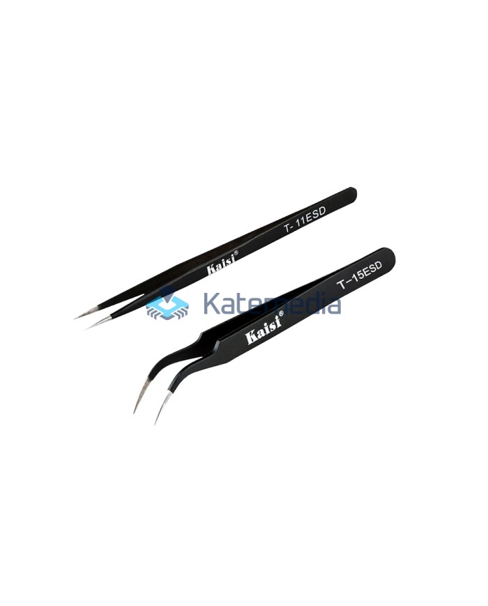 Antistatic Tweezers Kaisi T-15 Curved