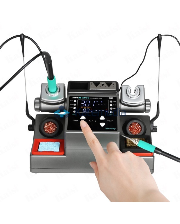 Aifen A902 – stacja lutownicza 350W z 3 kolbami