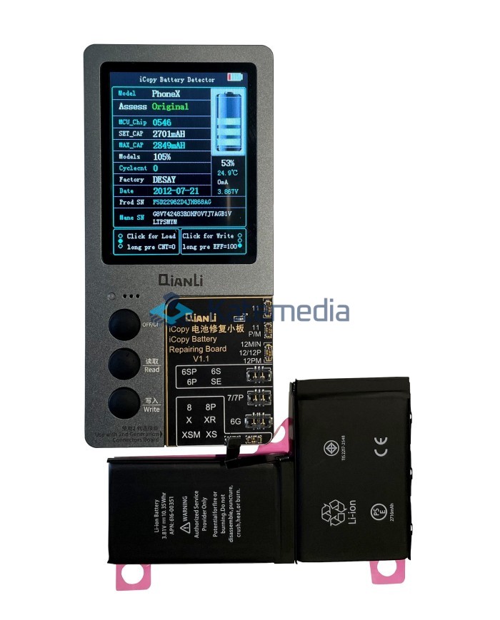 Battery for iPhone X + glue tape