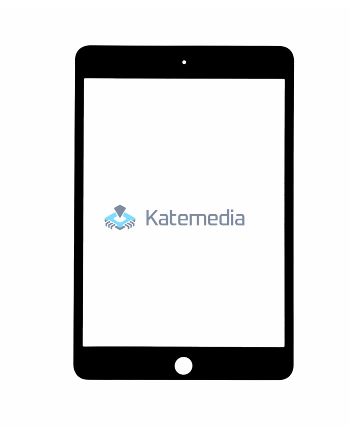 Szyba + klej OCA do iPad Mini 4 A1538/A1550 Czarna