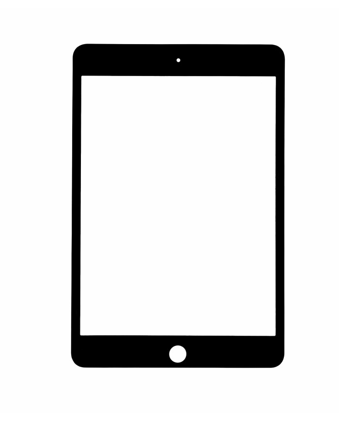 Szyba + klej OCA do iPad 6 Czarna