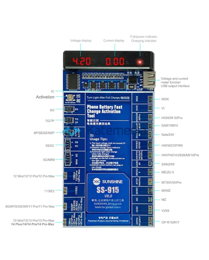 Ładowarka zewnętrzna SS-915 iPhone 5 - 14 Pro Max