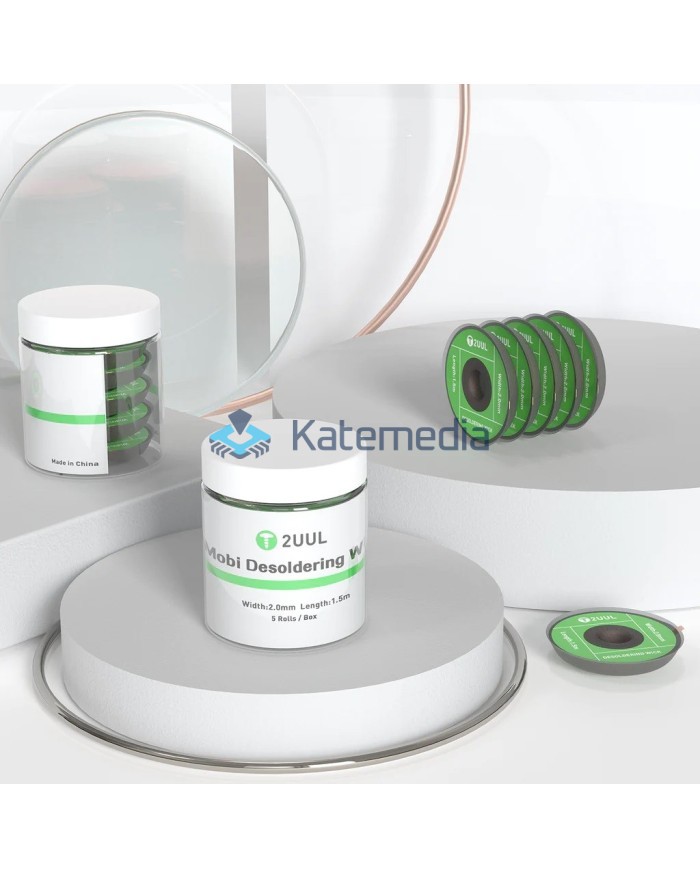 Desoldering wick 2UUL 2.0mm 1.5m 5szt