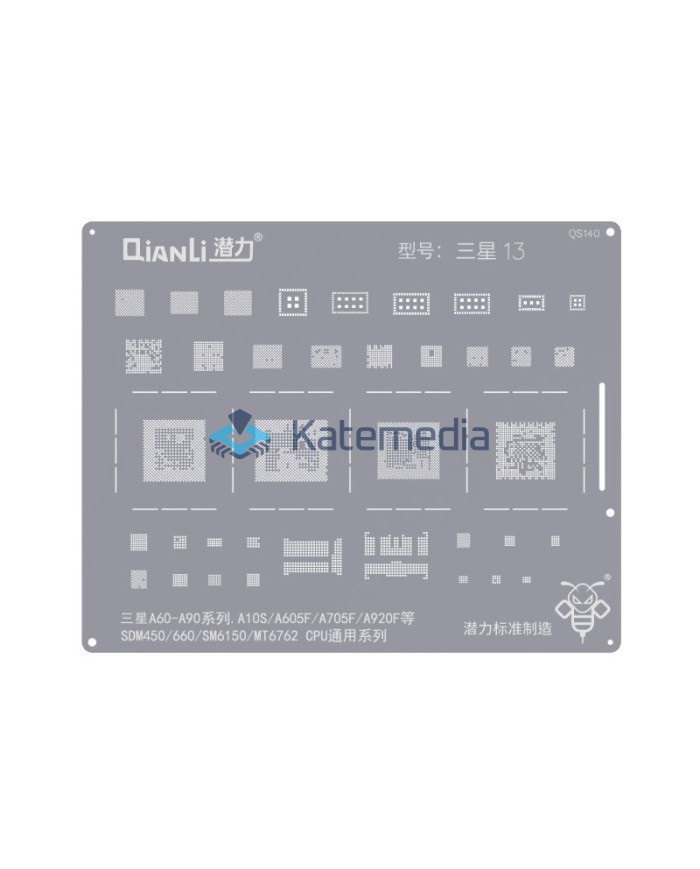 BGA Stencil Qianli QS140 for Samsung A60-A90
