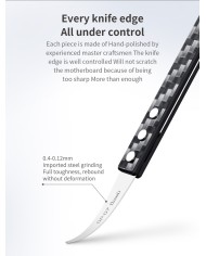 Qianli DP-07 Ręcznie polerowane ostrze + uchwyt z włókna carbonowego NOWOŚĆ!