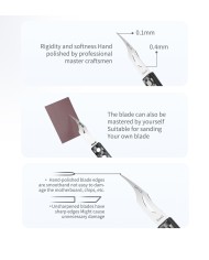 Qianli DP-07 Ręcznie polerowane ostrze + uchwyt z włókna carbonowego NOWOŚĆ!