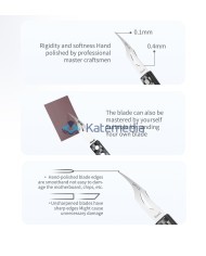 Qianli DP-10 Ręcznie polerowane ostrze + uchwyt z włókna carbonowego NOWOŚĆ!