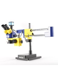 Stereo microscope Triocular Mechanic MC75T + L2 Stand