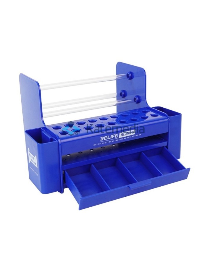 Plastic storage box for organizing tools