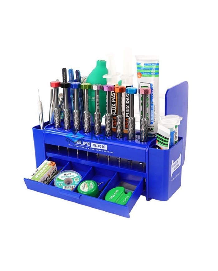Plastic storage box for organizing tools