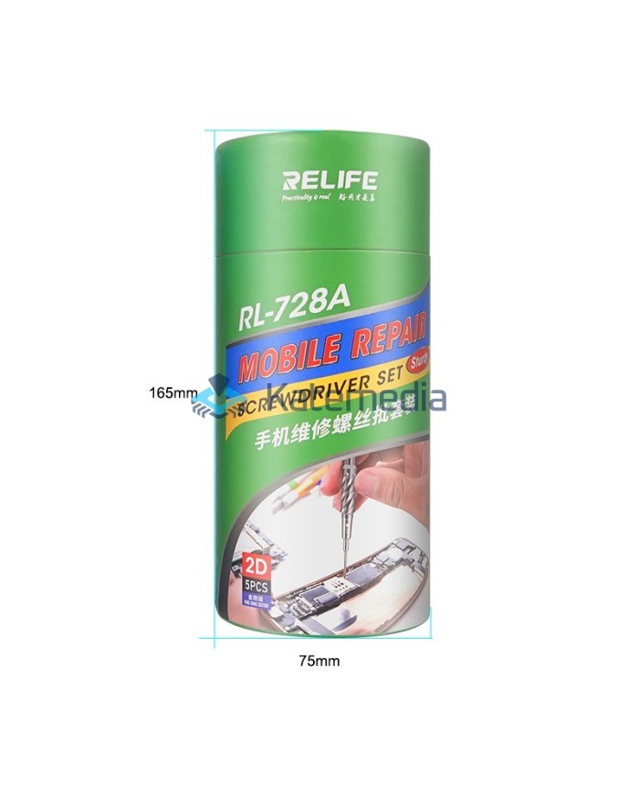 Zestaw wkrętaków Relife RL-728A + magnetyzer