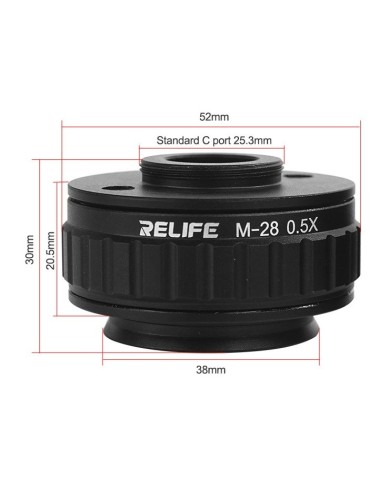 Adapter for microscope camera Relife M-28 0.5X CTV