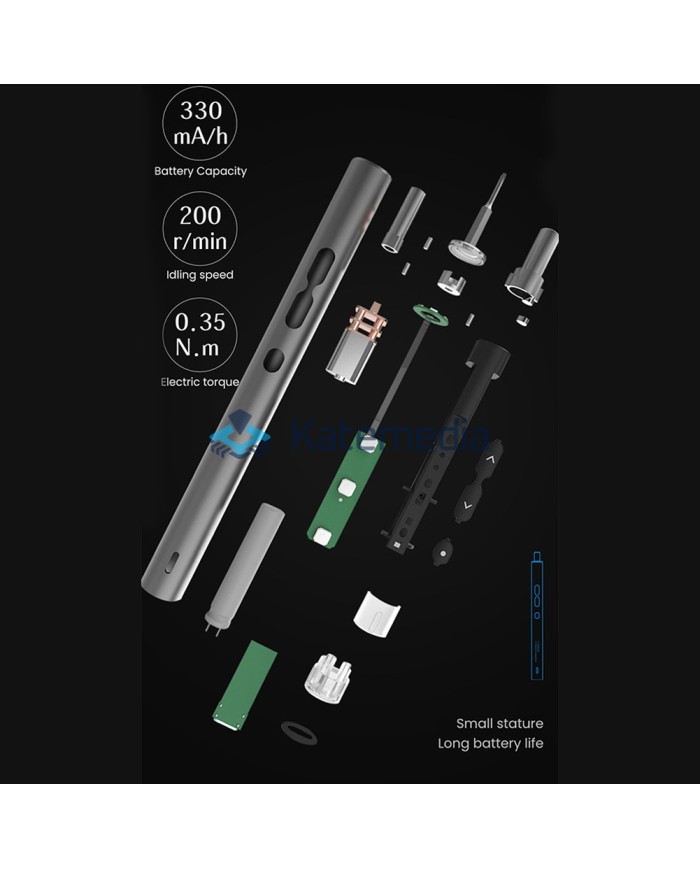Electric screwdriver Powerful LED lamp
