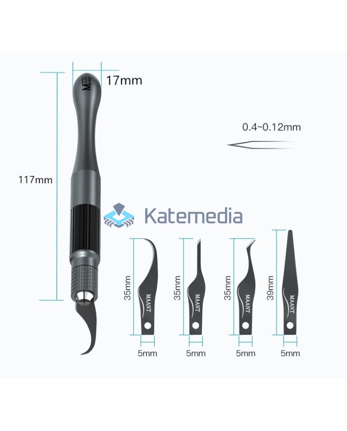 Precyzyjne skrobaki MaAnt do kleju układów BGA