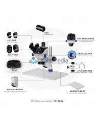 Mikroskop serwisowy Kaisi TX-350e Triocular