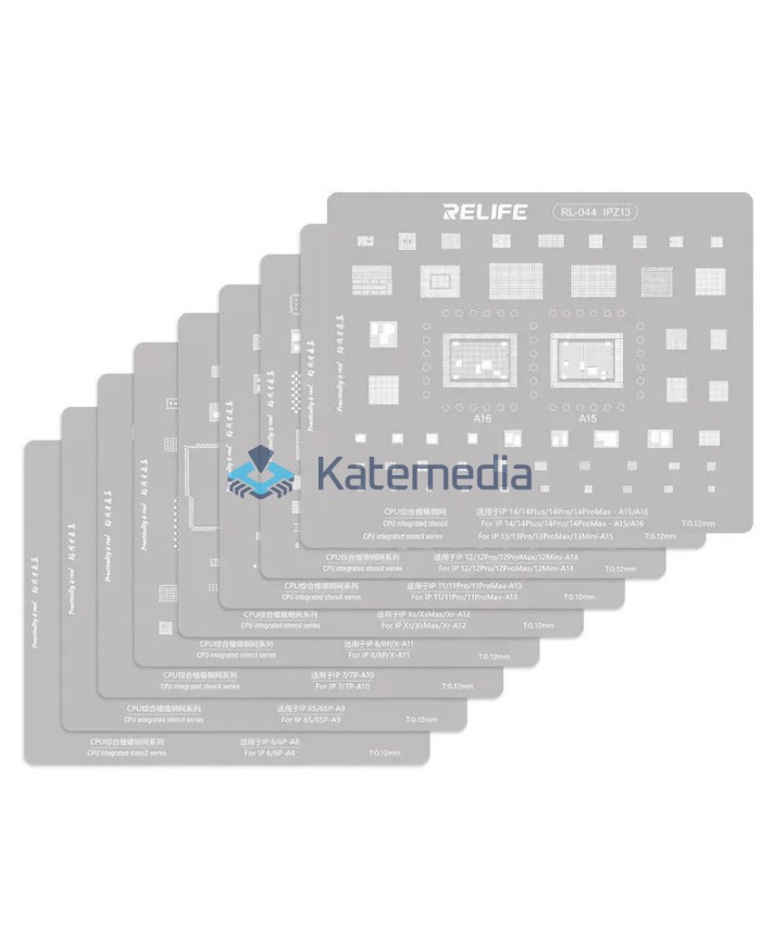 Zestaw sit BGA RELIFE RL-044 do CPU iPhone 6-16PM