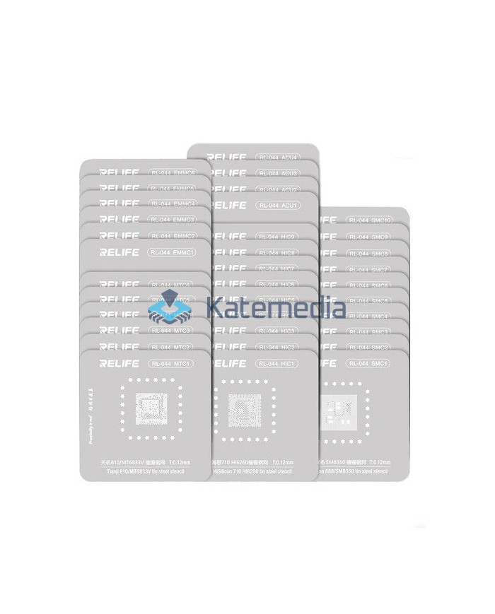 Set of stencils RELIFE RL-044 for CPU Android 35szt
