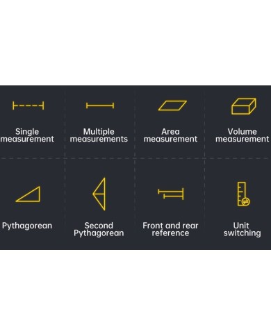 Dalmierz laserowy FNIRSI IR40 Cyfrowy miernik odległości 40m