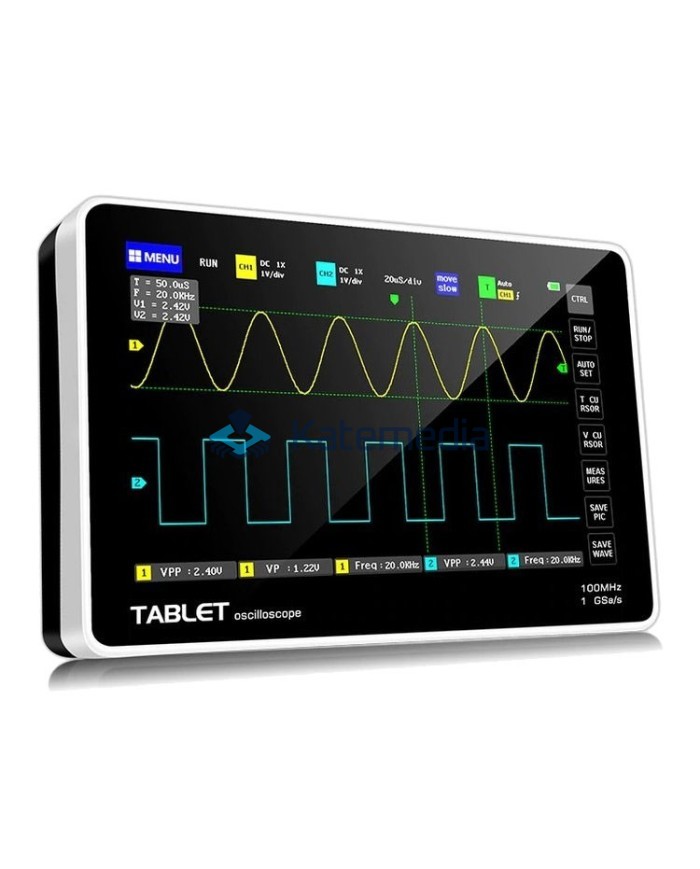 FNIRSI 1013D portable digital oscilloscope 2x probe