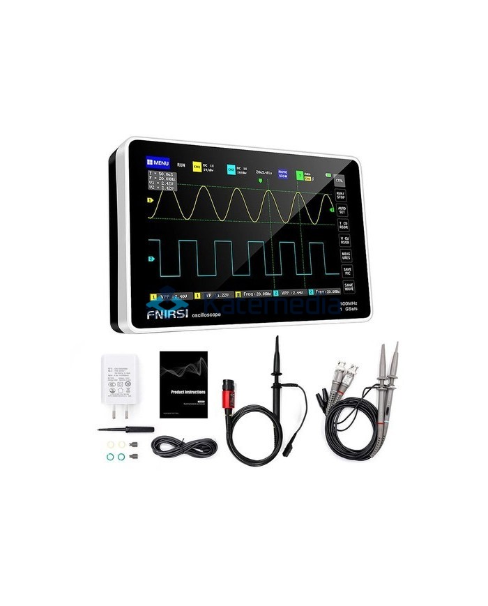 FNIRSI 1013D portable digital oscilloscope 2x probe