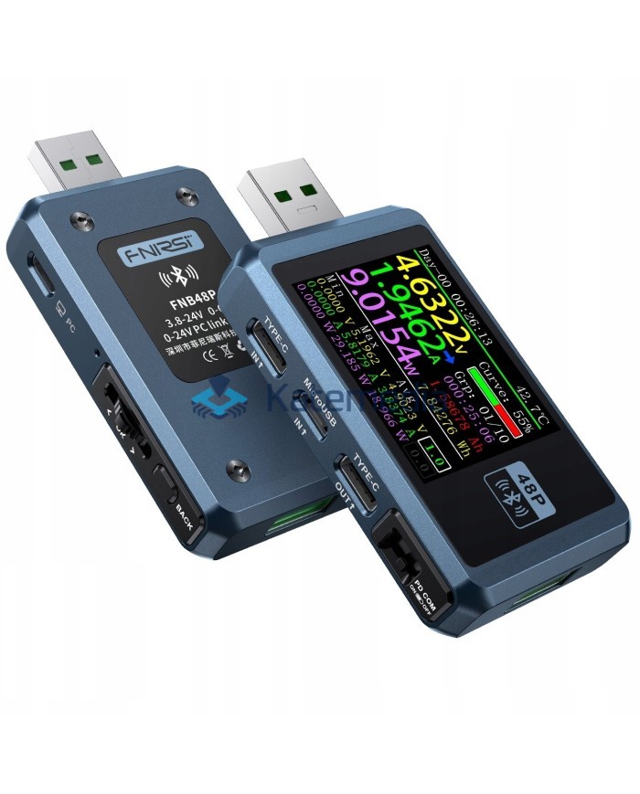 USB voltage and current tester FNIRSI FNB48P