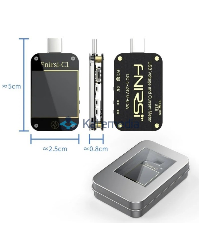 USB-C voltage and current tester FNIRSI C1