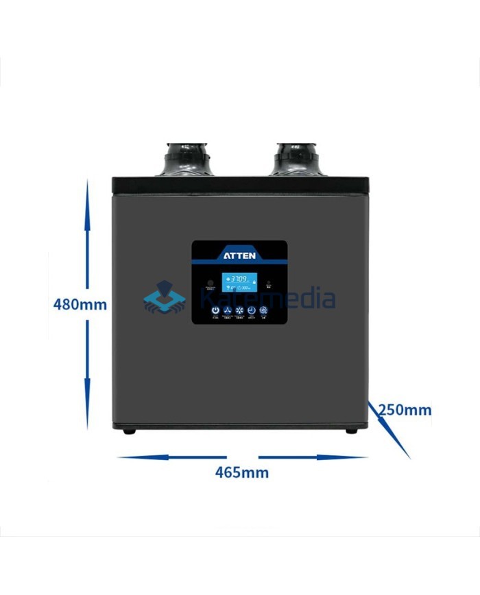Professional dual fume extractor Atten ST-1202D 180W