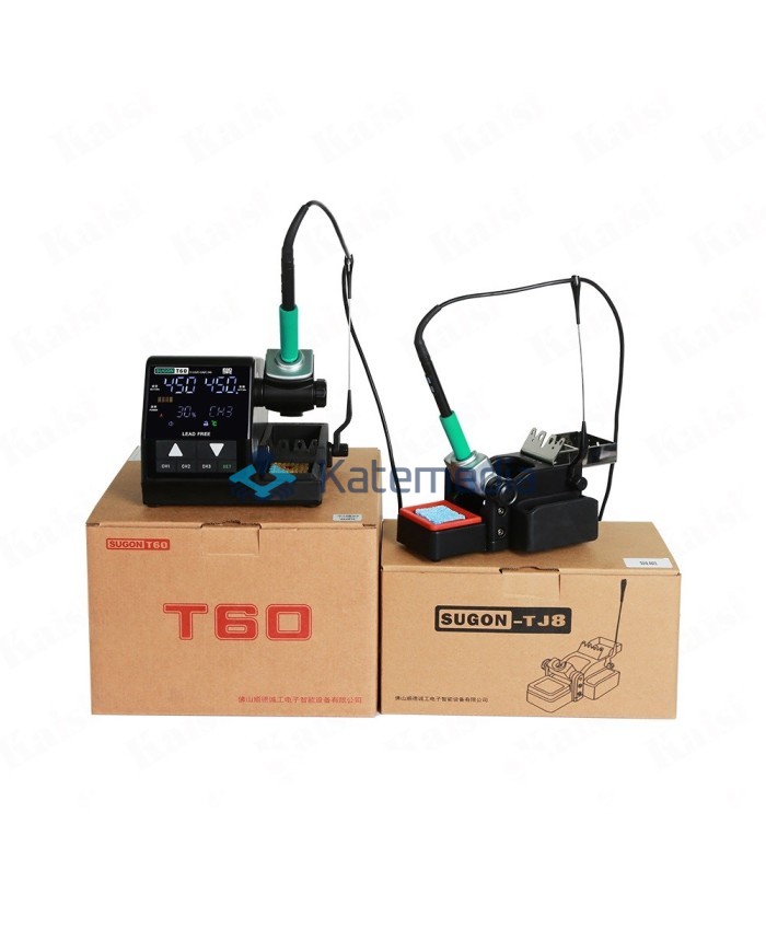 Sugon T60 + Extender TJ8 – stacja lutownicza z 6 grotami GRATIS