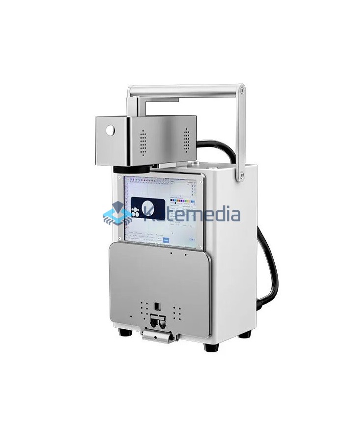 Laser TBK 958N z obrotowym uchwytem i odłączaną głowicą możliwość graweru