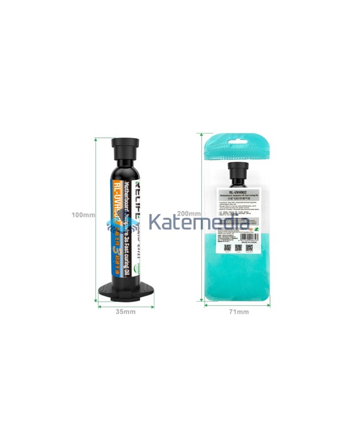 Soldermask RELIFE RL-UVH902G Quick-curing 3s Green