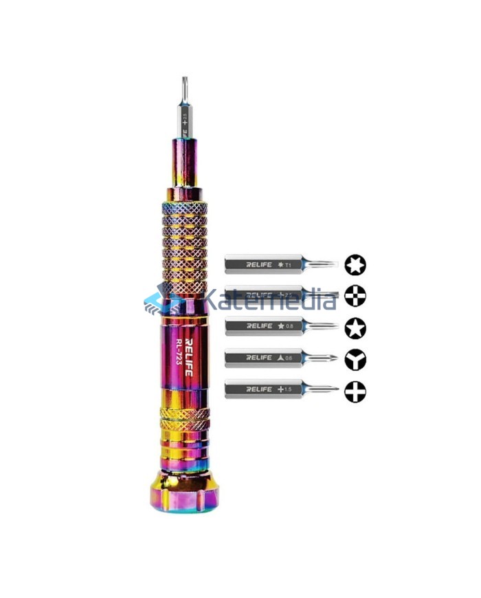 Universal 5in1 Relife RL-723 screwdriver set