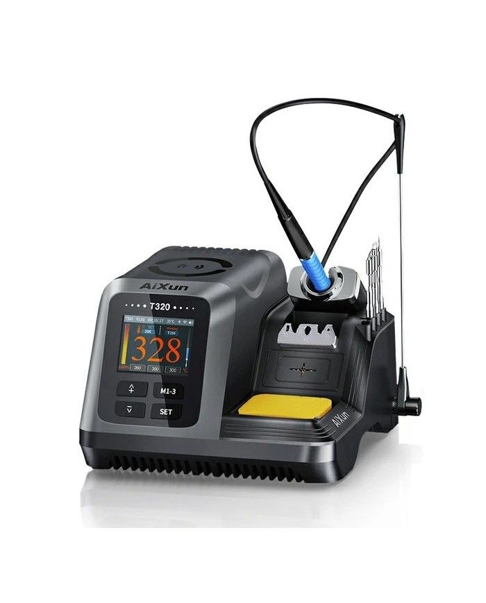 Aixun T320 – stacja lutownicza 200W z 2 kolbami i 6 grotami