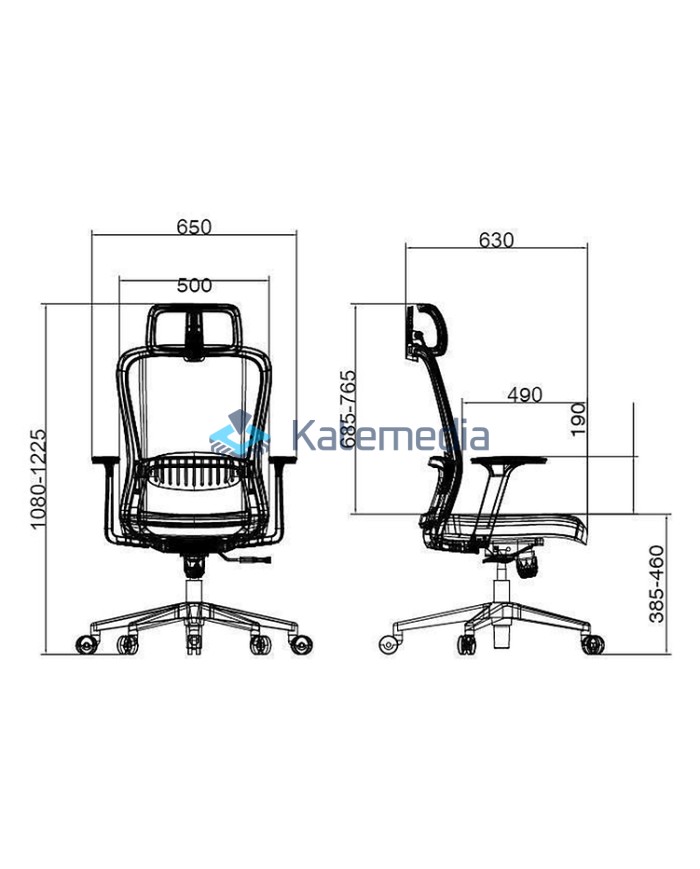 Fotel obrotowy Krzesło biurowe Ergonomiczne Premium Hector