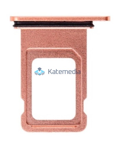 Tacka szufladka SIM do iPhone XR Koralowy