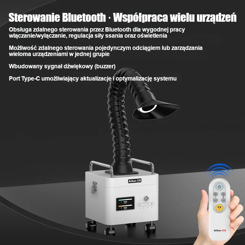 Aixun ES03 – sterowanie Bluetooth