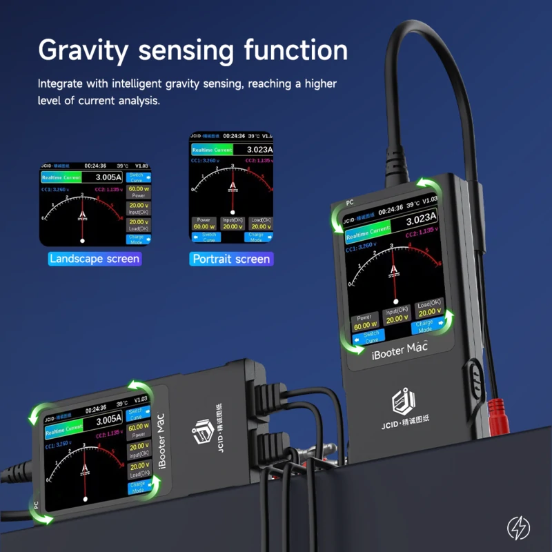 JCID iBooter Mac Auto-rotate Screen Feature