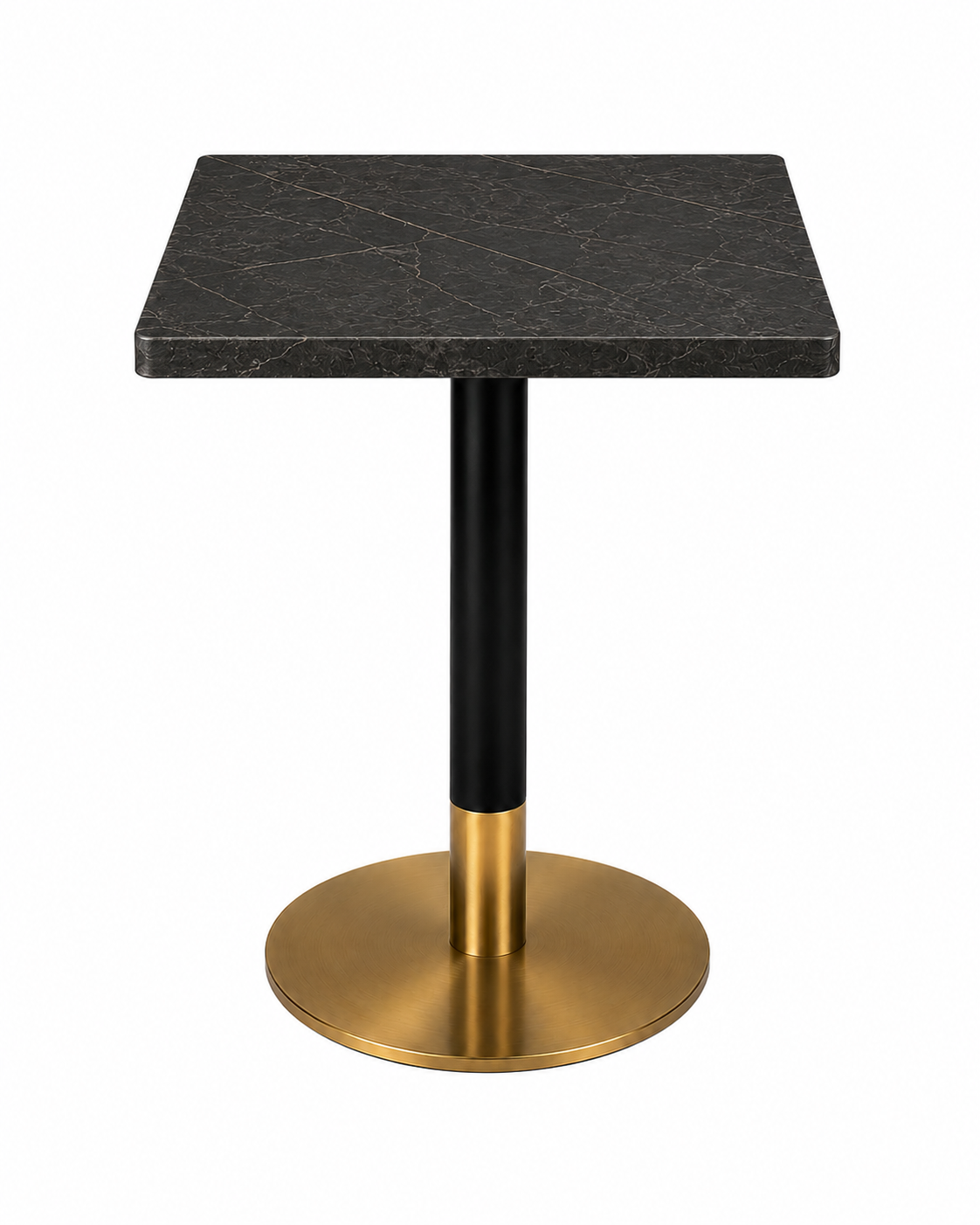 Pedestal A022 with a black marble-look top – product view