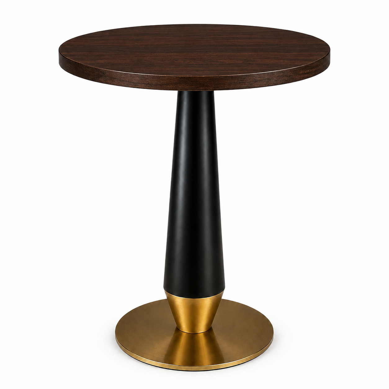 B030 pedestal with round wooden top - product view