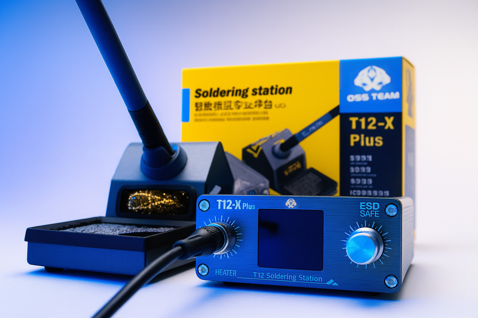 Zawartość zestawu stacji lutowniczej