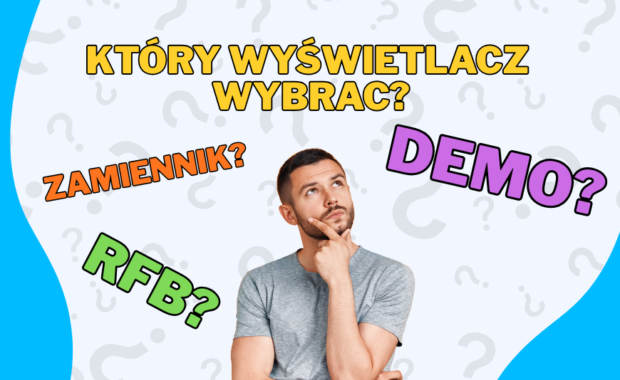Wyświetlacz demontowany, refabrykowany czy zamiennik – który ekran wybrać do telefonu?